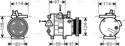 Ava Quality Cooling HYK256 - Kompressori, ilmastointilaite inparts.fi