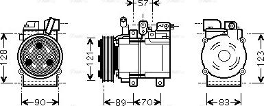 Ava Quality Cooling HYK257 - Kompressori, ilmastointilaite inparts.fi