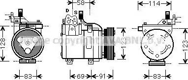 Ava Quality Cooling HYK267 - Kompressori, ilmastointilaite inparts.fi