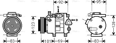 Ava Quality Cooling HY K214 - Kompressori, ilmastointilaite inparts.fi