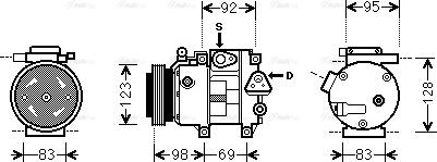 Ava Quality Cooling HY K239 - Kompressori, ilmastointilaite inparts.fi