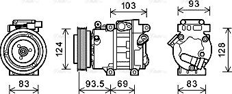 Ava Quality Cooling HY K238 - Kompressori, ilmastointilaite inparts.fi