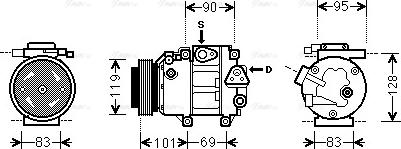 Ava Quality Cooling HY K237 - Kompressori, ilmastointilaite inparts.fi