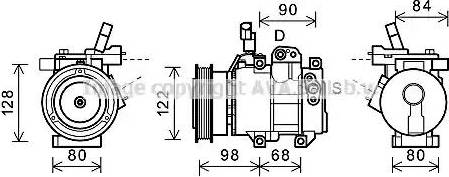 Ava Quality Cooling HYK272 - Kompressori, ilmastointilaite inparts.fi