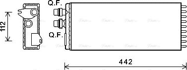 Ava Quality Cooling IVA6113 - Lämmityslaitteen kenno inparts.fi