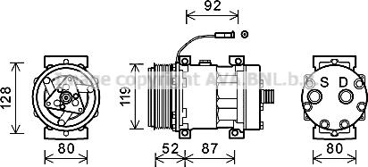 Ava Quality Cooling IVK128 - Kompressori, ilmastointilaite inparts.fi