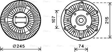 Ava Quality Cooling IVC115 - Kytkin, jäähdytystuuletin inparts.fi