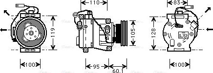 Ava Quality Cooling IV K064 - Kompressori, ilmastointilaite inparts.fi