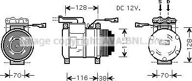 Ava Quality Cooling IVK074 - Kompressori, ilmastointilaite inparts.fi