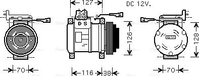 Ava Quality Cooling IV K075 - Kompressori, ilmastointilaite inparts.fi