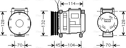 Ava Quality Cooling JDAK001 - Kompressori, ilmastointilaite inparts.fi