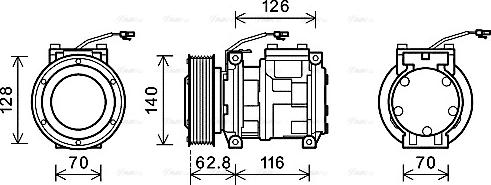 Ava Quality Cooling JDAK014 - Kompressori, ilmastointilaite inparts.fi