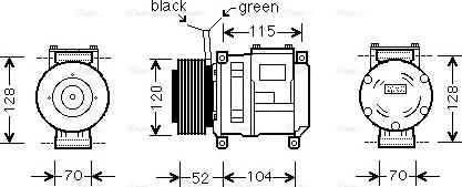 Ava Quality Cooling JDAK022 - Kompressori, ilmastointilaite inparts.fi