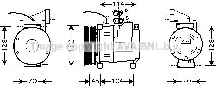 Ava Quality Cooling JDK001 - Kompressori, ilmastointilaite inparts.fi