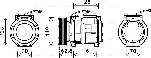 Ava Quality Cooling JDK014 - Kompressori, ilmastointilaite inparts.fi