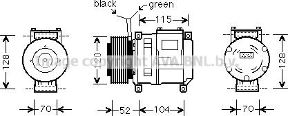 Ava Quality Cooling JDK022 - Kompressori, ilmastointilaite inparts.fi