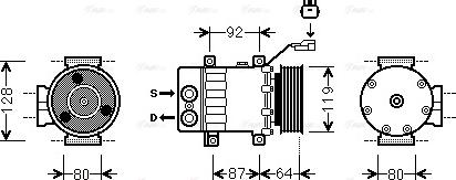 Ava Quality Cooling JEAK047 - Kompressori, ilmastointilaite inparts.fi