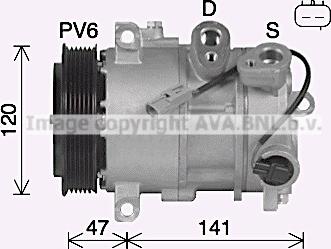 Ava Quality Cooling JEK086 - Kompressori, ilmastointilaite inparts.fi