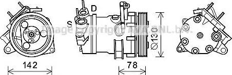 Ava Quality Cooling JEK065 - Kompressori, ilmastointilaite inparts.fi