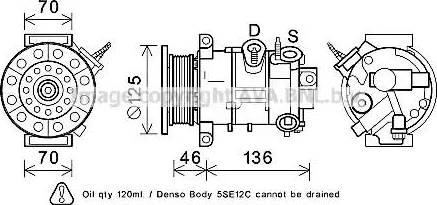 Ava Quality Cooling JEK067 - Kompressori, ilmastointilaite inparts.fi