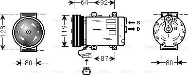 Ava Quality Cooling JE K029 - Kompressori, ilmastointilaite inparts.fi