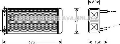 Ava Quality Cooling JR 6006 - Lämmityslaitteen kenno inparts.fi