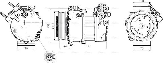 Ava Quality Cooling JRAK061 - Kompressori, ilmastointilaite inparts.fi