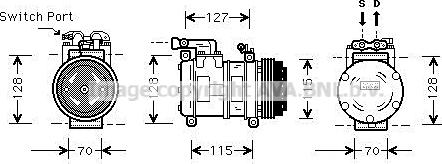 Ava Quality Cooling JRK058 - Kompressori, ilmastointilaite inparts.fi