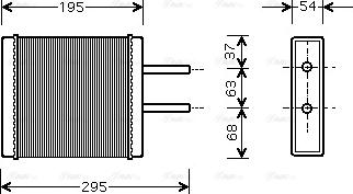 Ava Quality Cooling KA6047 - Lämmityslaitteen kenno inparts.fi