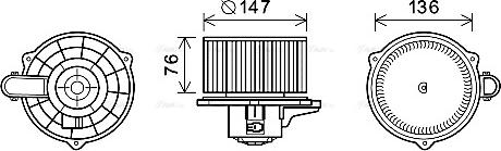 Ava Quality Cooling KA8248 - Sisätilapuhallin inparts.fi