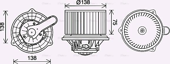 Ava Quality Cooling KA8288 - Sisätilapuhallin inparts.fi