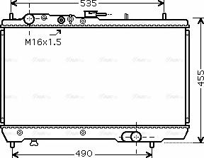 Ava Quality Cooling KA2066 - Jäähdytin,moottorin jäähdytys inparts.fi