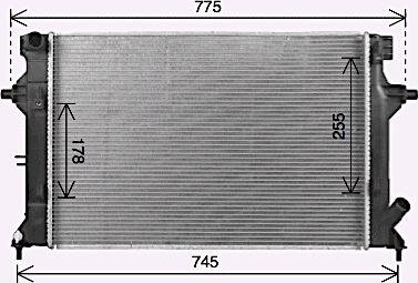 Ava Quality Cooling KA2340 - Jäähdytin,moottorin jäähdytys inparts.fi