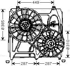 Ava Quality Cooling KA7509 - Tuuletin, moottorin jäähdytys inparts.fi