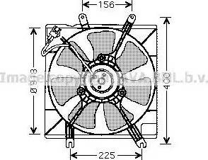 Ava Quality Cooling KA7502 - Tuuletin, moottorin jäähdytys inparts.fi