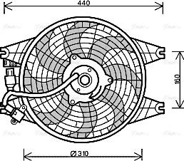 Ava Quality Cooling KA7518 - Tuuletin, moottorin jäähdytys inparts.fi