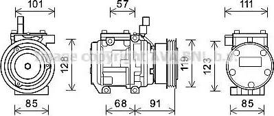 Ava Quality Cooling KAAK155 - Kompressori, ilmastointilaite inparts.fi