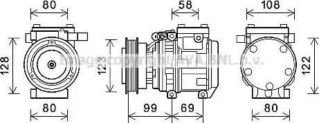 Ava Quality Cooling KAAK264 - Kompressori, ilmastointilaite inparts.fi