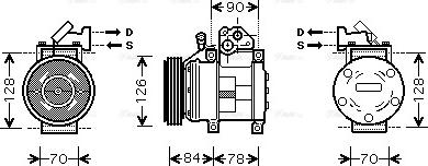 Ava Quality Cooling KAK052 - Kompressori, ilmastointilaite inparts.fi