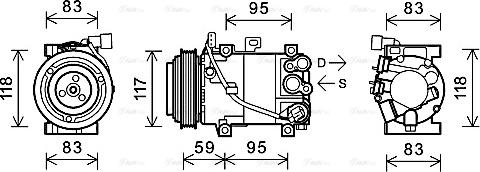 Ava Quality Cooling KAK193 - Kompressori, ilmastointilaite inparts.fi