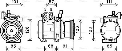 Ava Quality Cooling KAK145 - Kompressori, ilmastointilaite inparts.fi