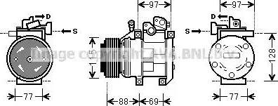 Ava Quality Cooling KAK124 - Kompressori, ilmastointilaite inparts.fi