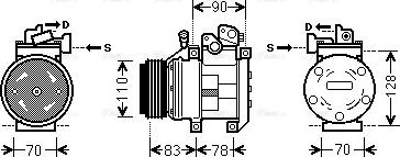 Ava Quality Cooling KAK173 - Kompressori, ilmastointilaite inparts.fi