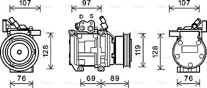 Ava Quality Cooling KAK177 - Kompressori, ilmastointilaite inparts.fi