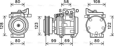 Ava Quality Cooling KAK264 - Kompressori, ilmastointilaite inparts.fi