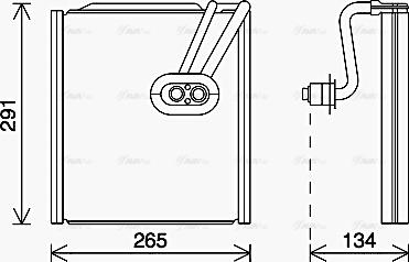 Ava Quality Cooling KAV292 - Höyrystin, ilmastointilaite inparts.fi