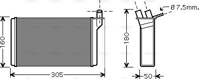 Ava Quality Cooling LA6018 - Lämmityslaitteen kenno inparts.fi