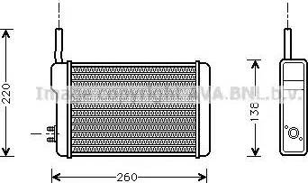 Ava Quality Cooling LA6013 - Lämmityslaitteen kenno inparts.fi