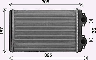 Ava Quality Cooling LA6034 - Lämmityslaitteen kenno inparts.fi