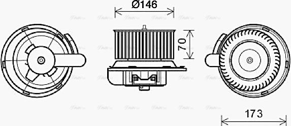 Ava Quality Cooling ME8287 - Sisätilapuhallin inparts.fi